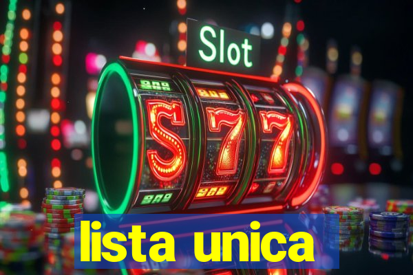 lista unica